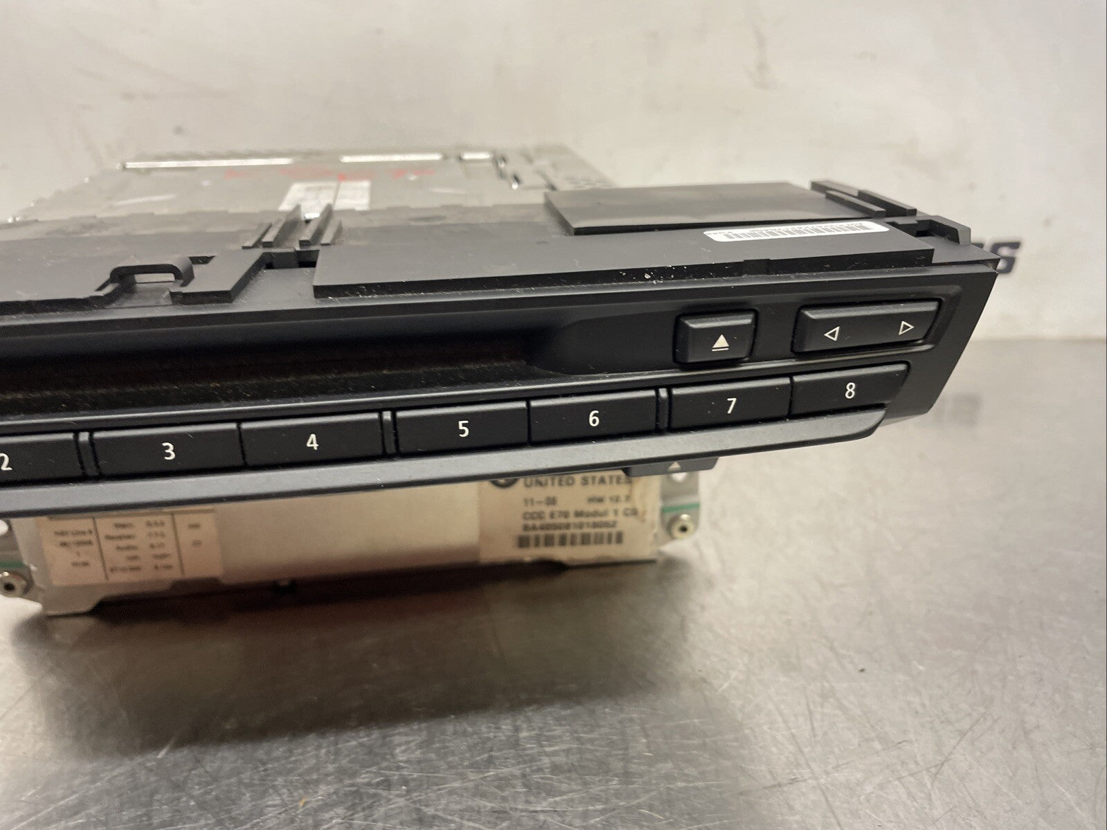 BMW E70 X5 CCC Radio Head Unit CD Player Navigation 65839191568