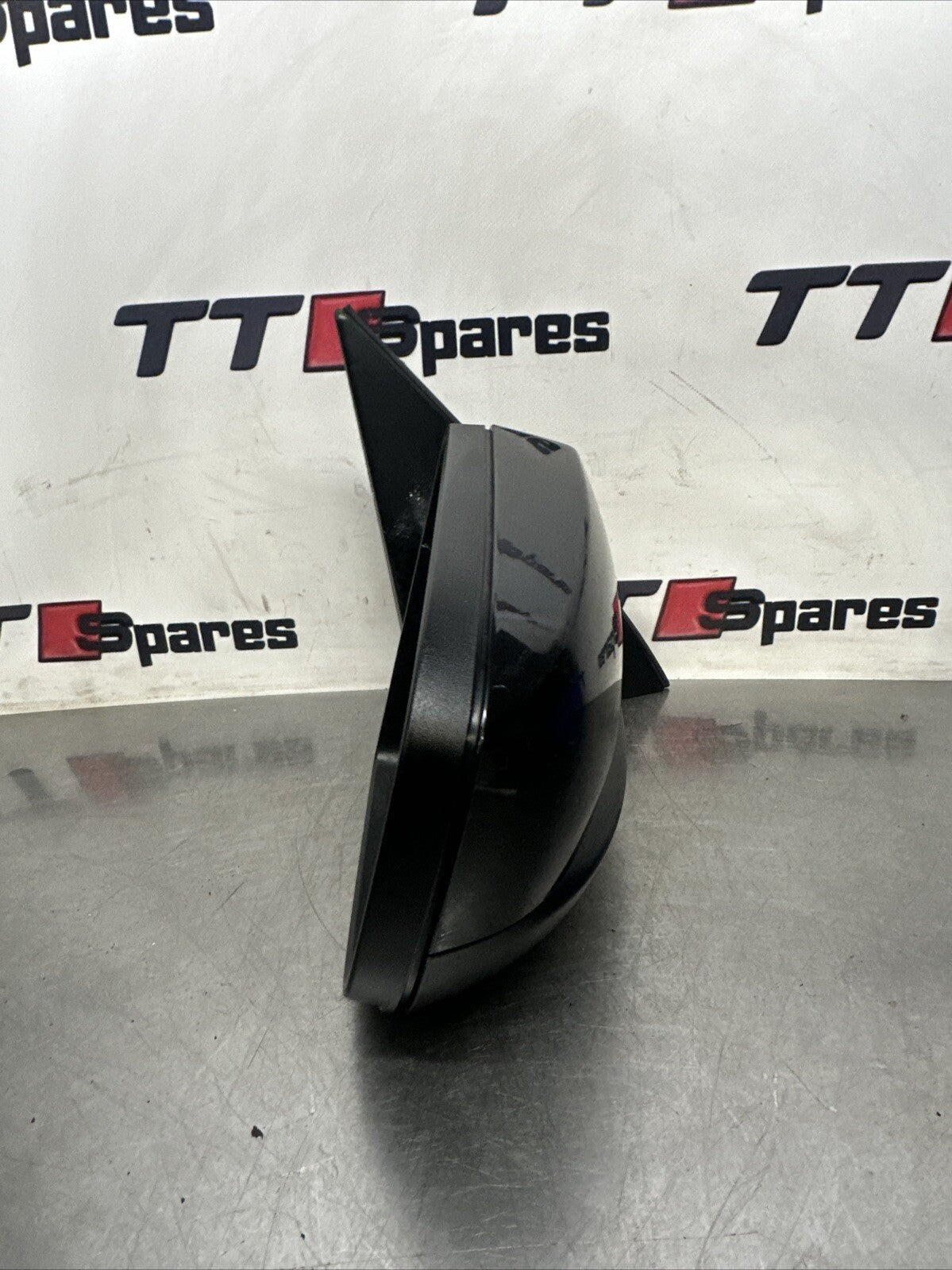 BMW X5 E70 09-13 RIGHT WING MIRROR POWER FOLD AUTO DIMM IN DEEP SEA BLUE METAL.