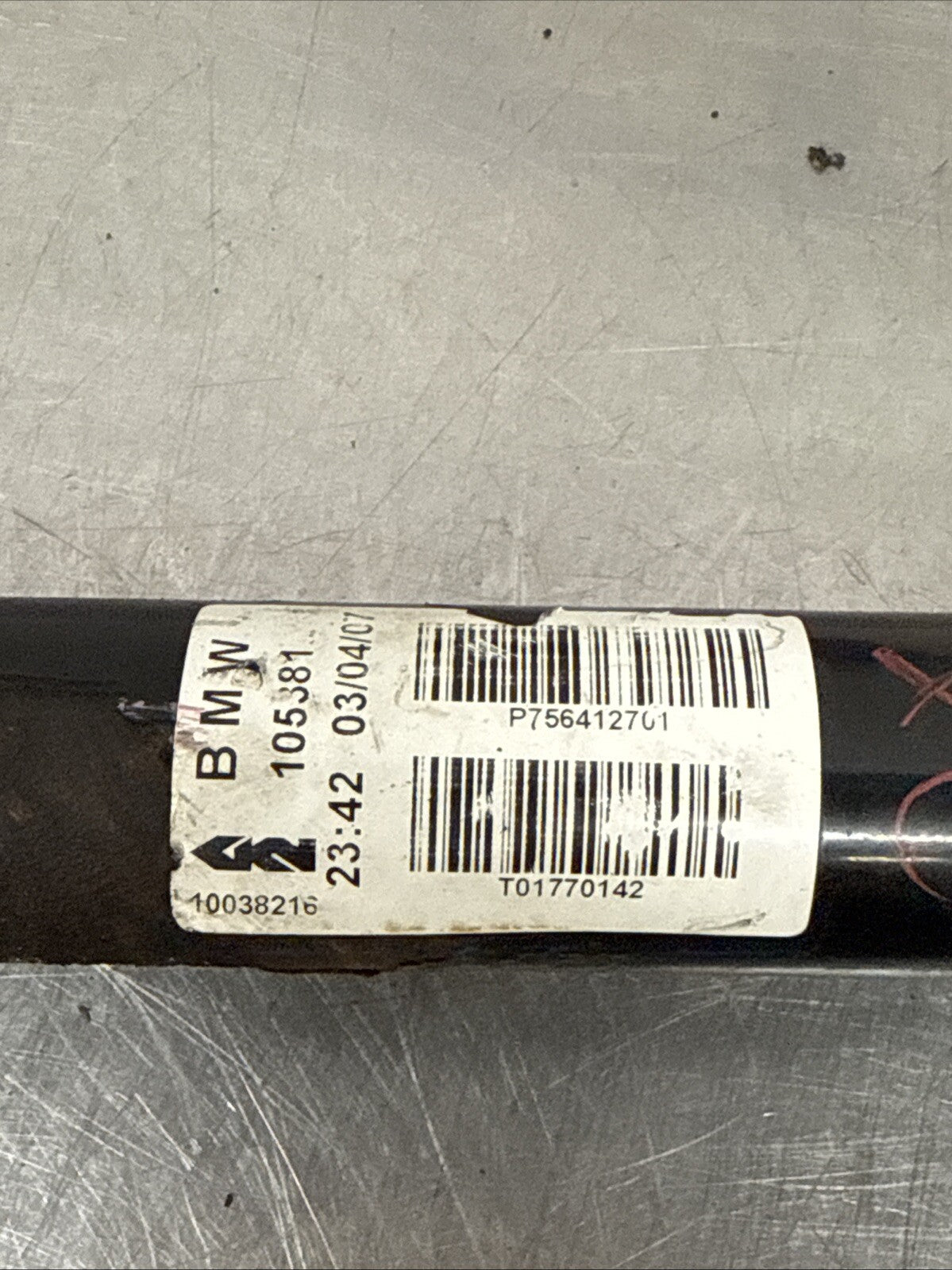 BMW X5 Driveshaft Rear Right Drivers O/S 3.0 D Diesel 2007 E70 OEM 756412701