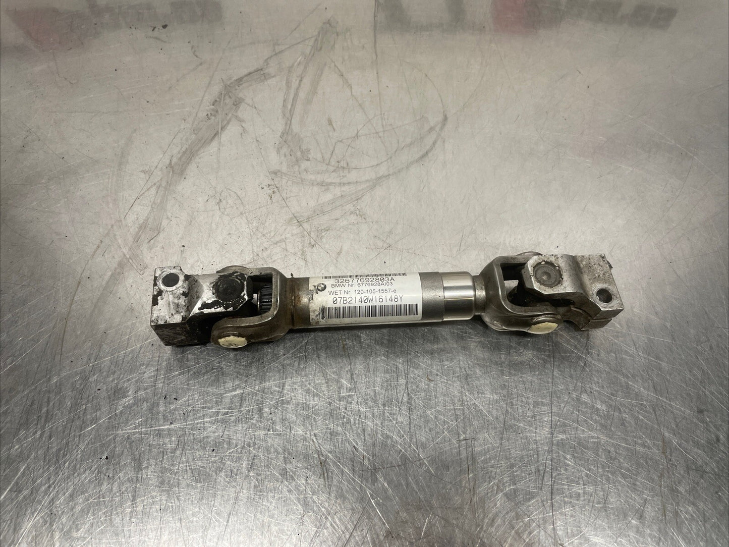 BMW X5 E70 3.0 DIESEL AUTO 2008 STEERING COLUMN UNIVERSAL UJ JOINT 32677692803A