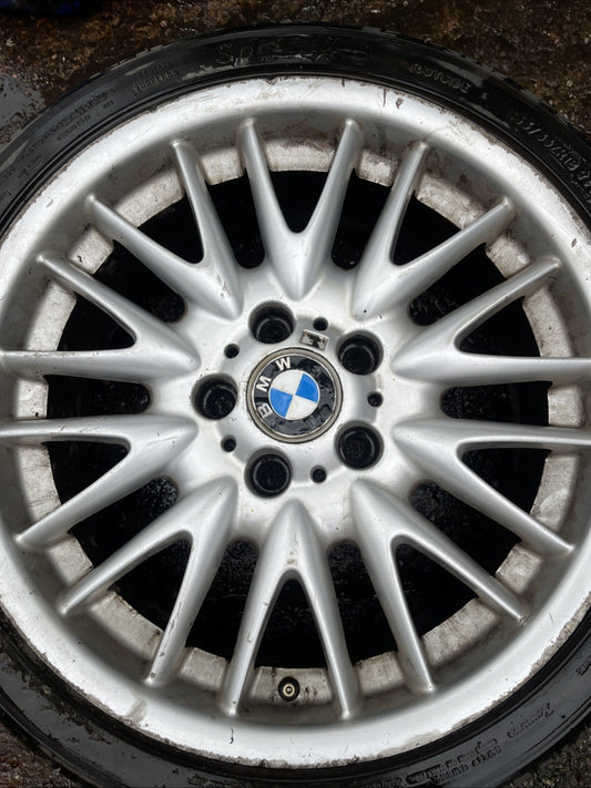 18" 5x120 BMW e46 Original Staggered MV1 Alloy Wheels - SINGLE