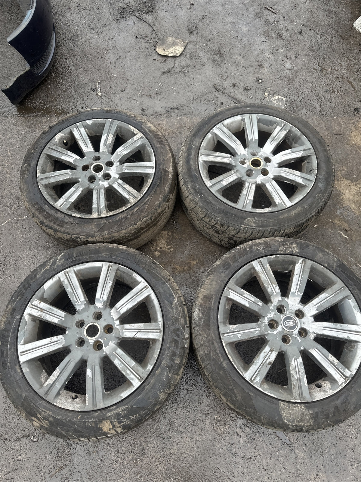 20" GENUINE RANGE ROVER SPORT STORMER ALLOY WHEELS AND TYRES VOGUE SPORT