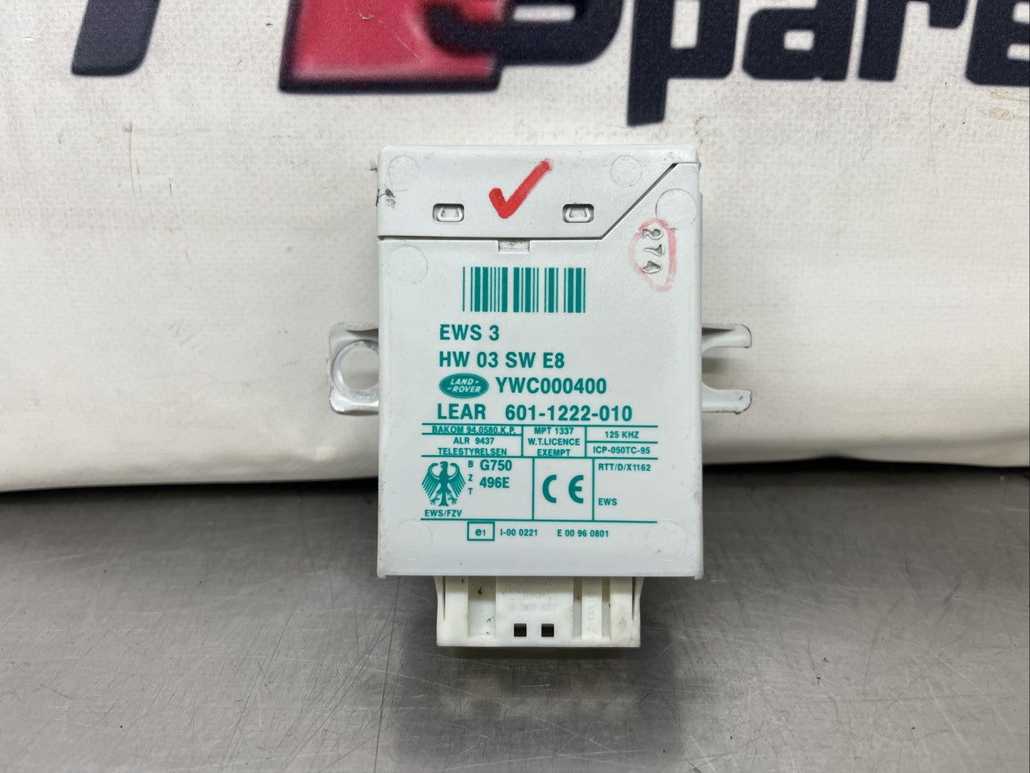 Range Rover L322 Immobiliser EWS ECU Module YWC000400 2002 to 2006 (b27