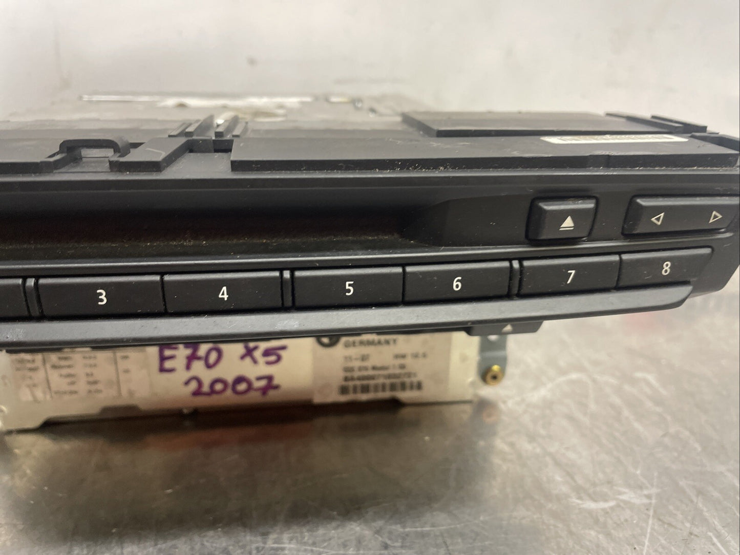 BMW X5 E70 2008 Radio CD GPS player head unit 6583917073201 EPG37521