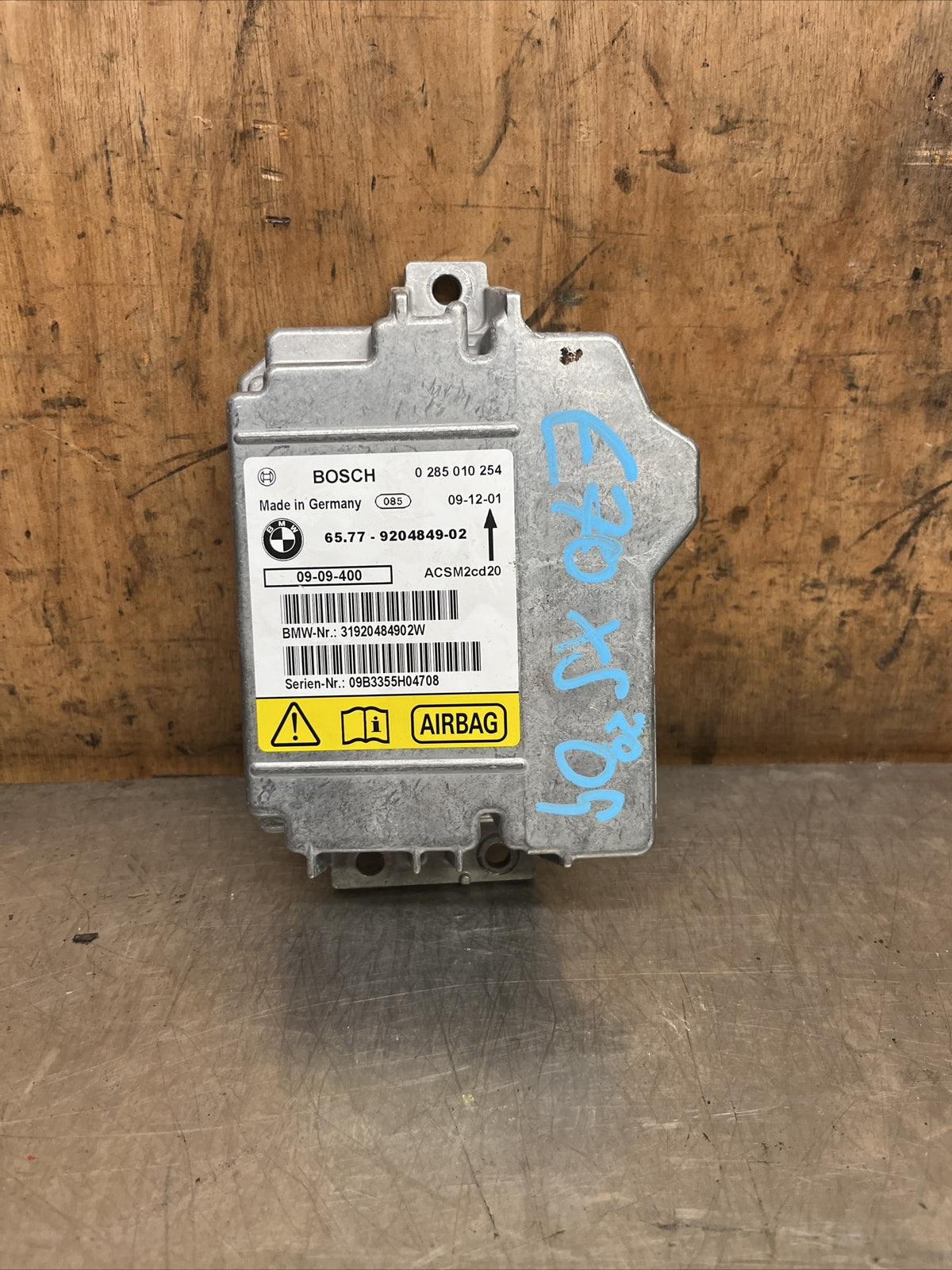BMW X5M E70 2010 Control unit module 9204849 ARN8489