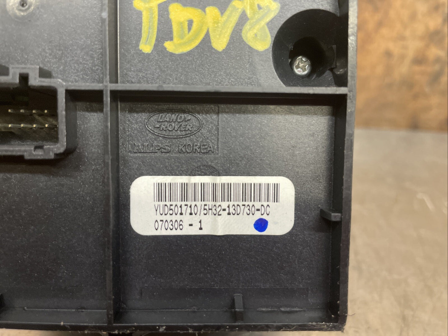 RANGE ROVER SPORT TERRAIN CONTROL SWITCH 2005-2013 MK1 L320 #82586