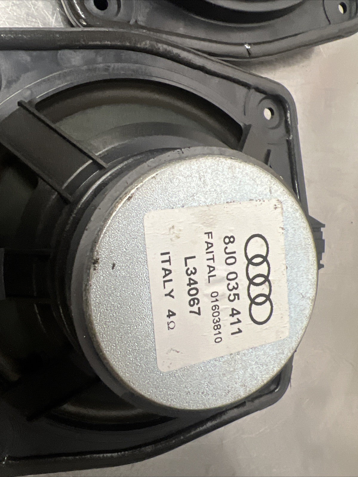 8J0035411 Lautsprecher Tür Tiefton Bass Aktiv hinten OEM Audi TT RS 8J