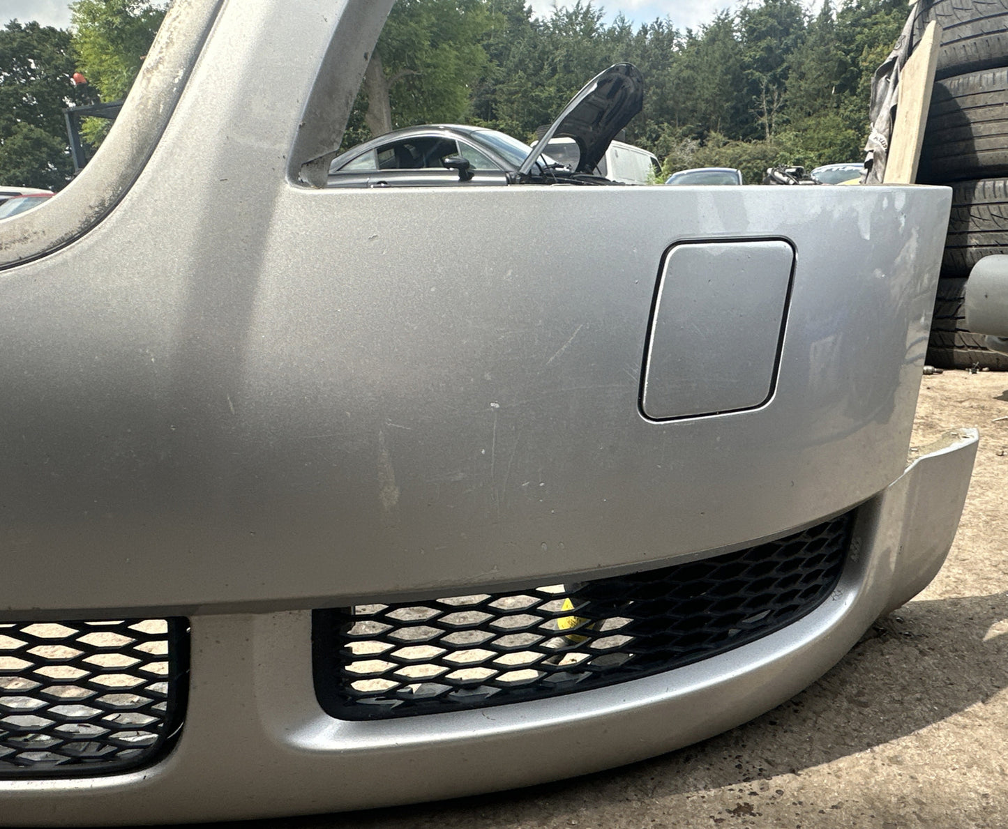 AUDI TT 8N MK1 225 FRONT BUMPER + WASHERS SILVER