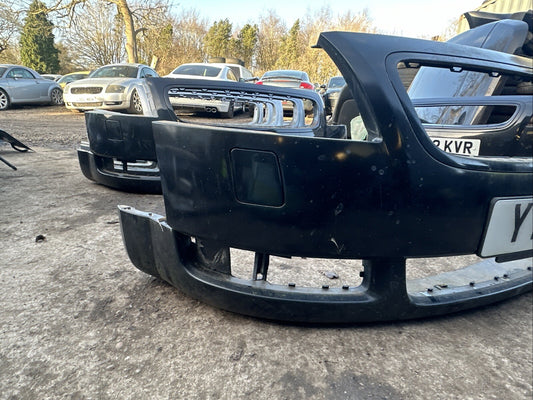 AUDI TT 8N 225 FRONT BUMPER BLACK NO WASHER JETS NO GRILLS
