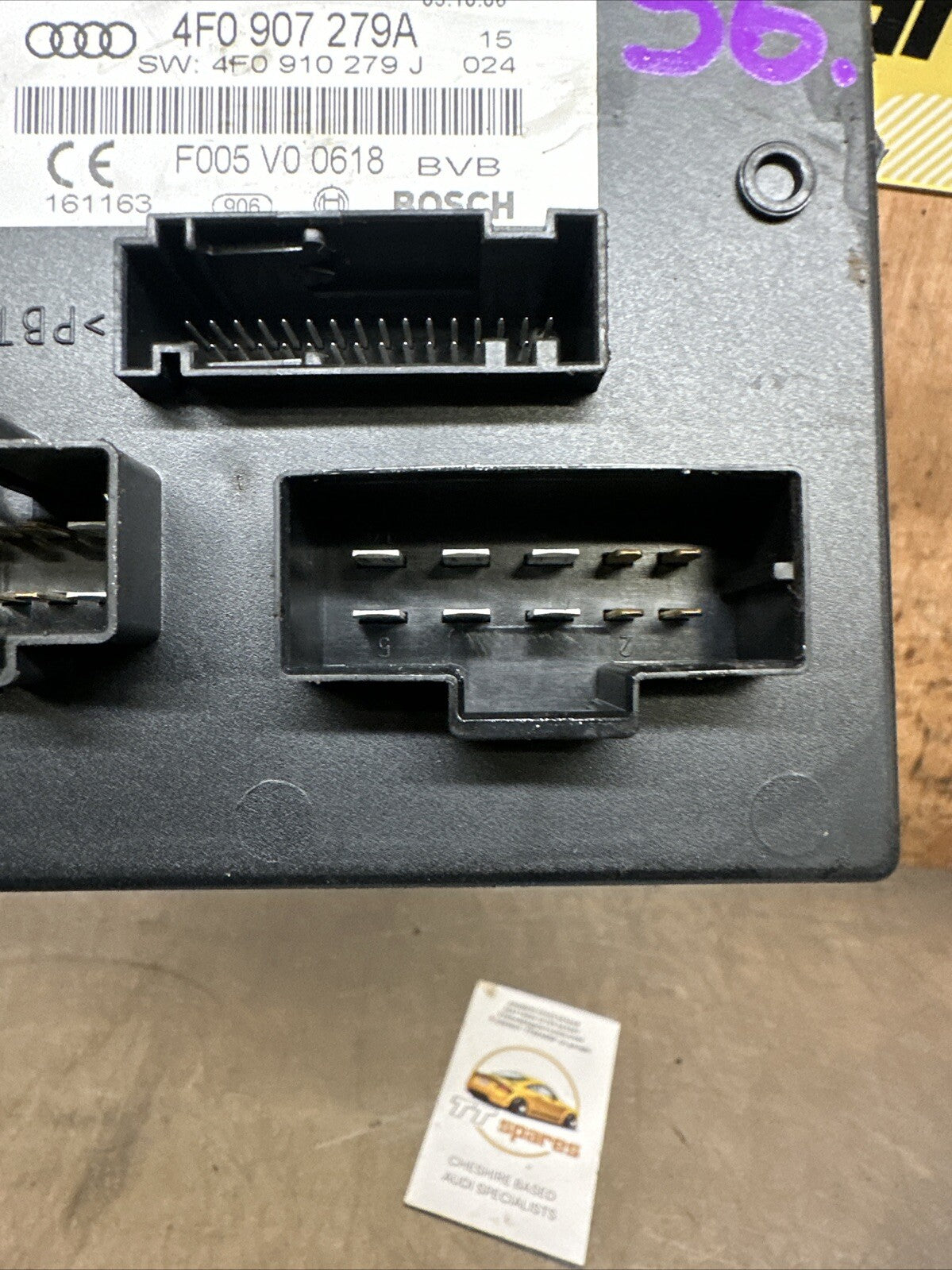 05 - 08 AUDI A6 S6 Q7 SPORT ONBOARD POWER SUPPLY MODULE 4F0907279A