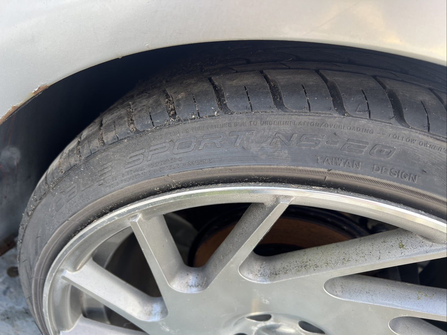 vossen wheels 235 35 19 5x100 Nankang Ns20 Tyres Good Tread