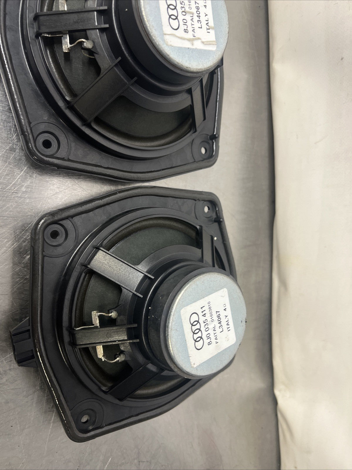 8J0035411 Lautsprecher Tür Tiefton Bass Aktiv hinten OEM Audi TT RS 8J