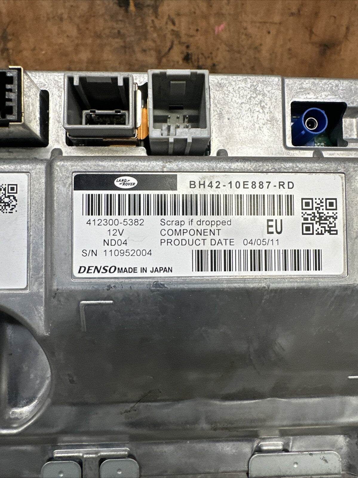 2010 RANGE ROVER VOGUE L322 SAT NAV DISPLAY BH42-10E887-RC