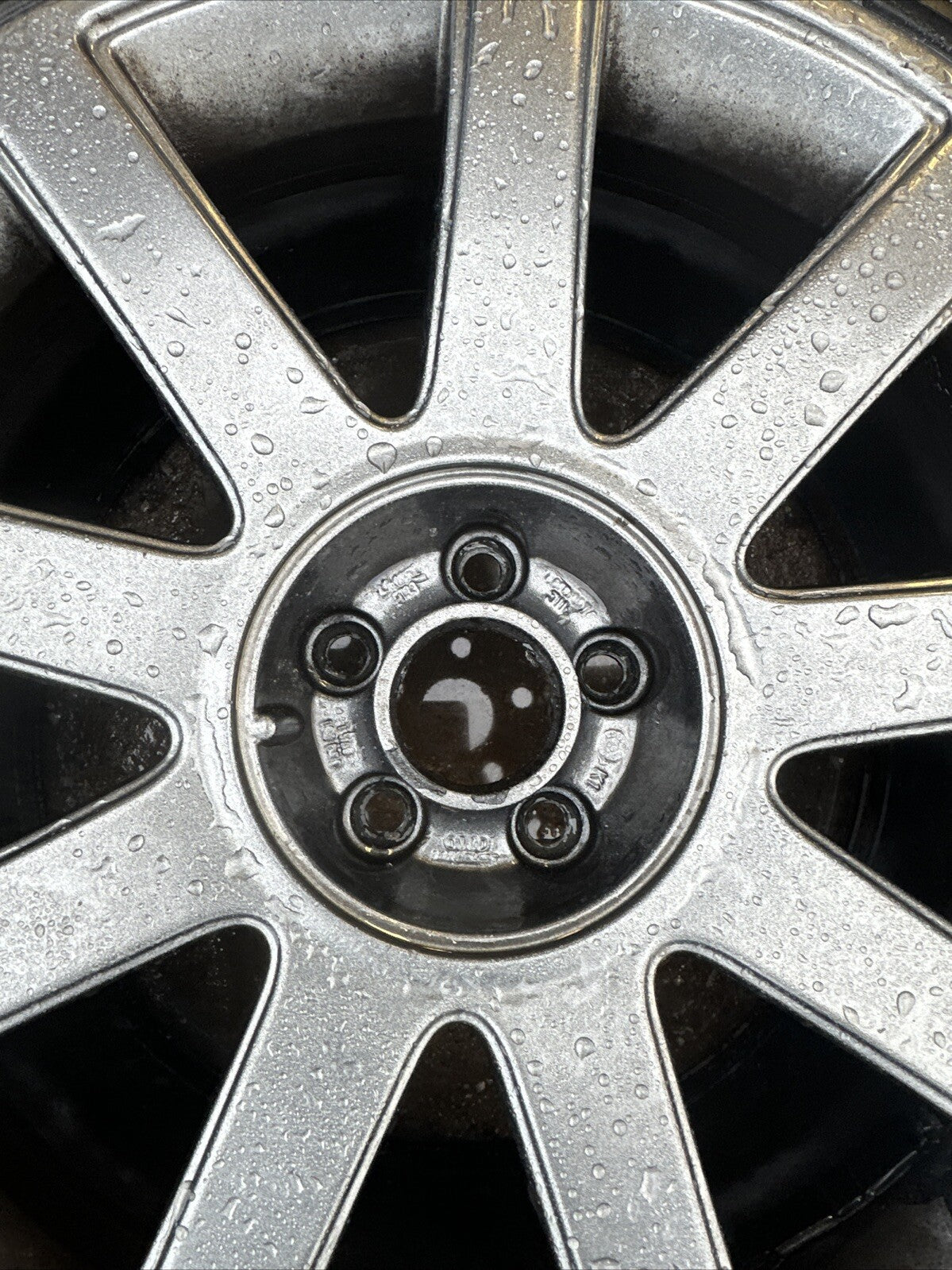 Audi TT Mk1 8N, 18x 8J RS4 9 Spoke Alloy Wheels & Tyres 5x100 Genuine