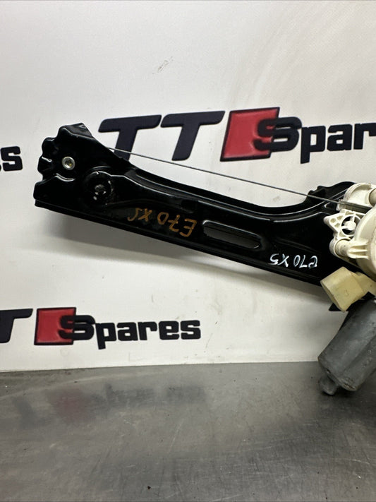 Bmw X5 2010 E70 Nsr Passengers Rear Left Window Regulator + Motor - 7166381e