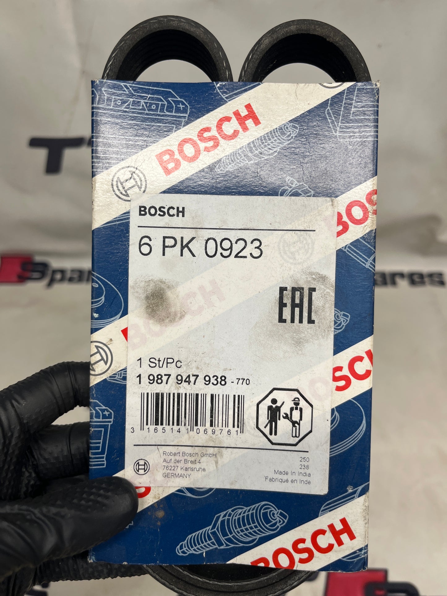6 Rib Multi V Drive Belt 6PK923 BOSCH New