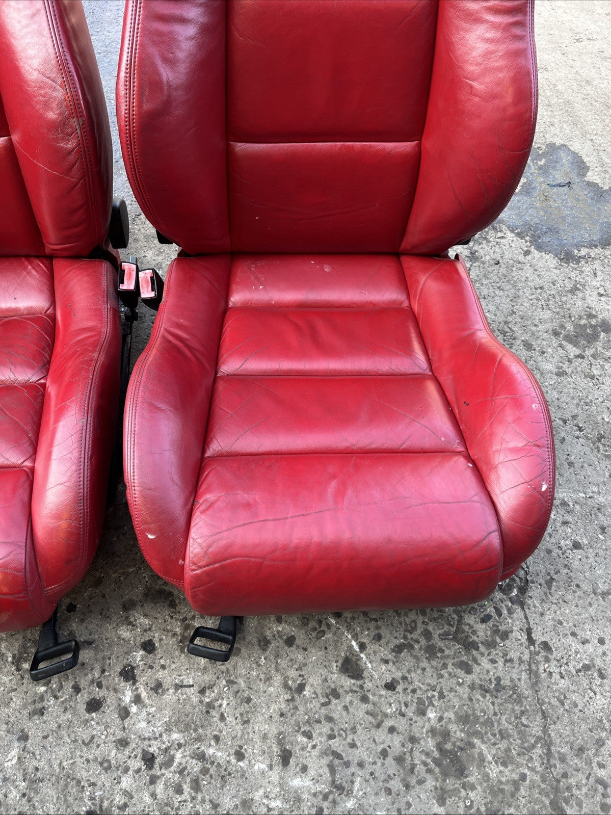 Audi TT Mk1 Rare Full RED Leather Seats/Interior*Fronts Only*98-06*T4*T5*