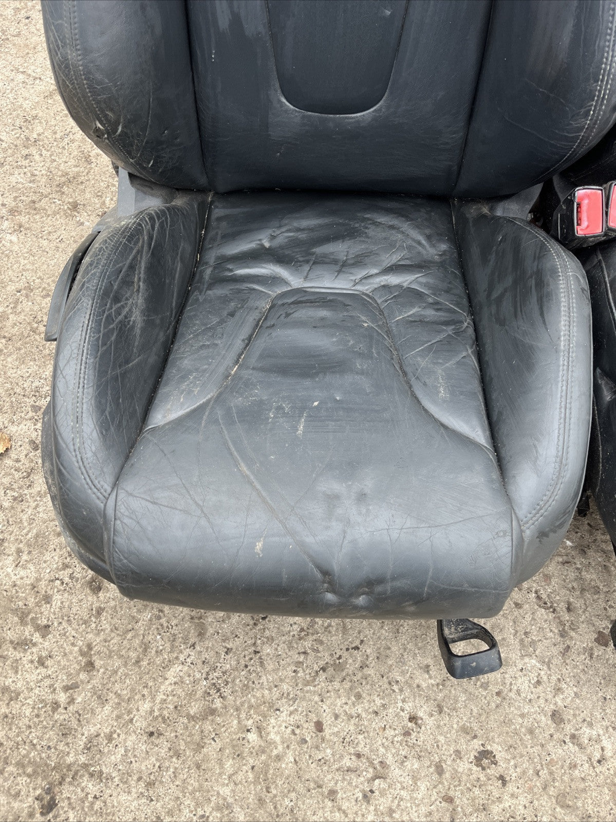 AUDI TT MK2 LEATHER SEATS FRONT x2 8J COUPE 2006-14