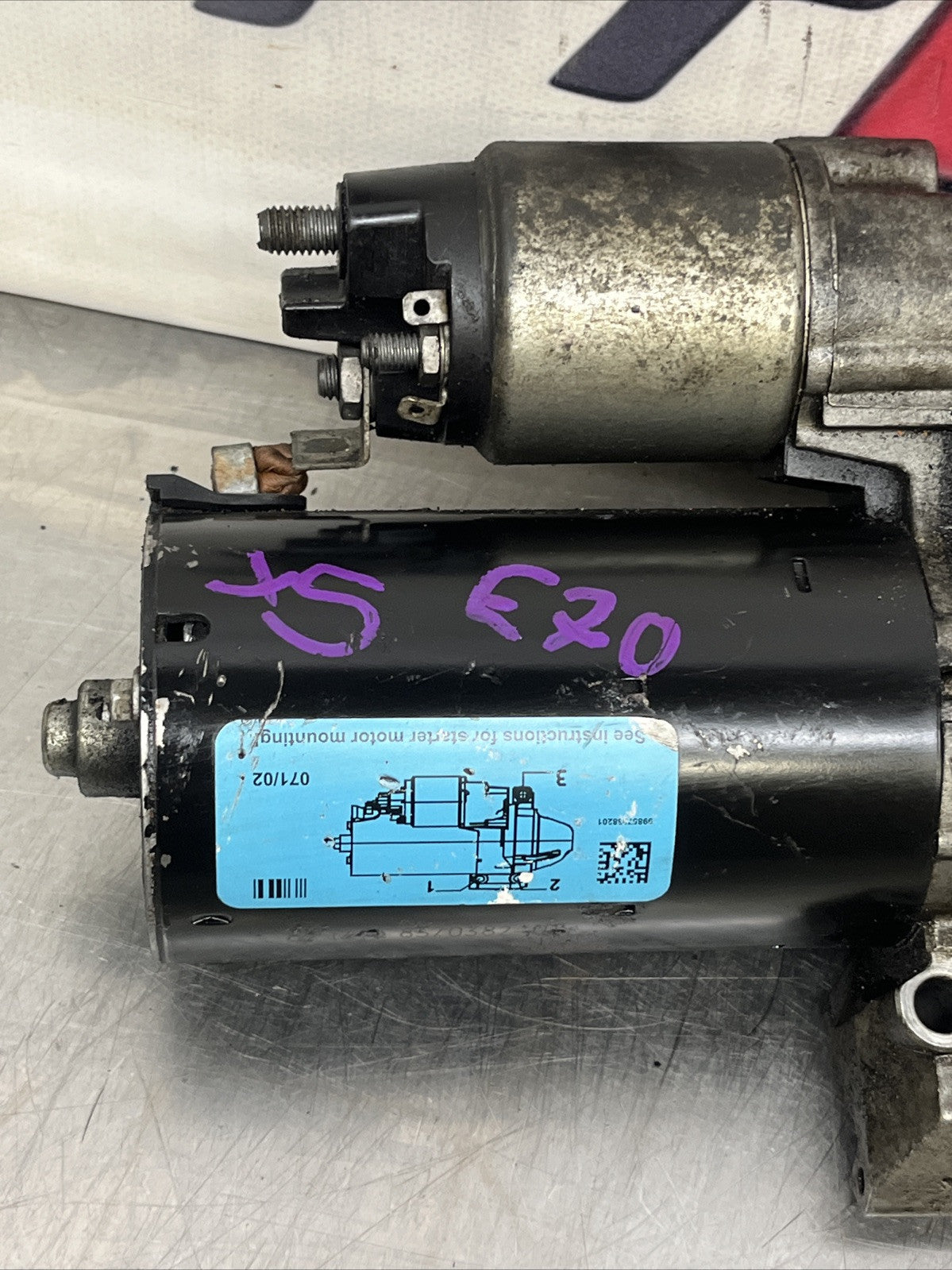 BMW X5 X6 7 E70 E71 F16 F01 N57 DIESEL STARTER MOTOR BOSCH 8570382