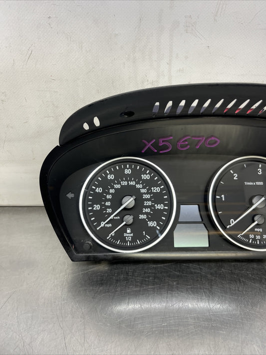 BMW X5 Series E70 Speedo Clocks Instruments Combination Automatic 9153844