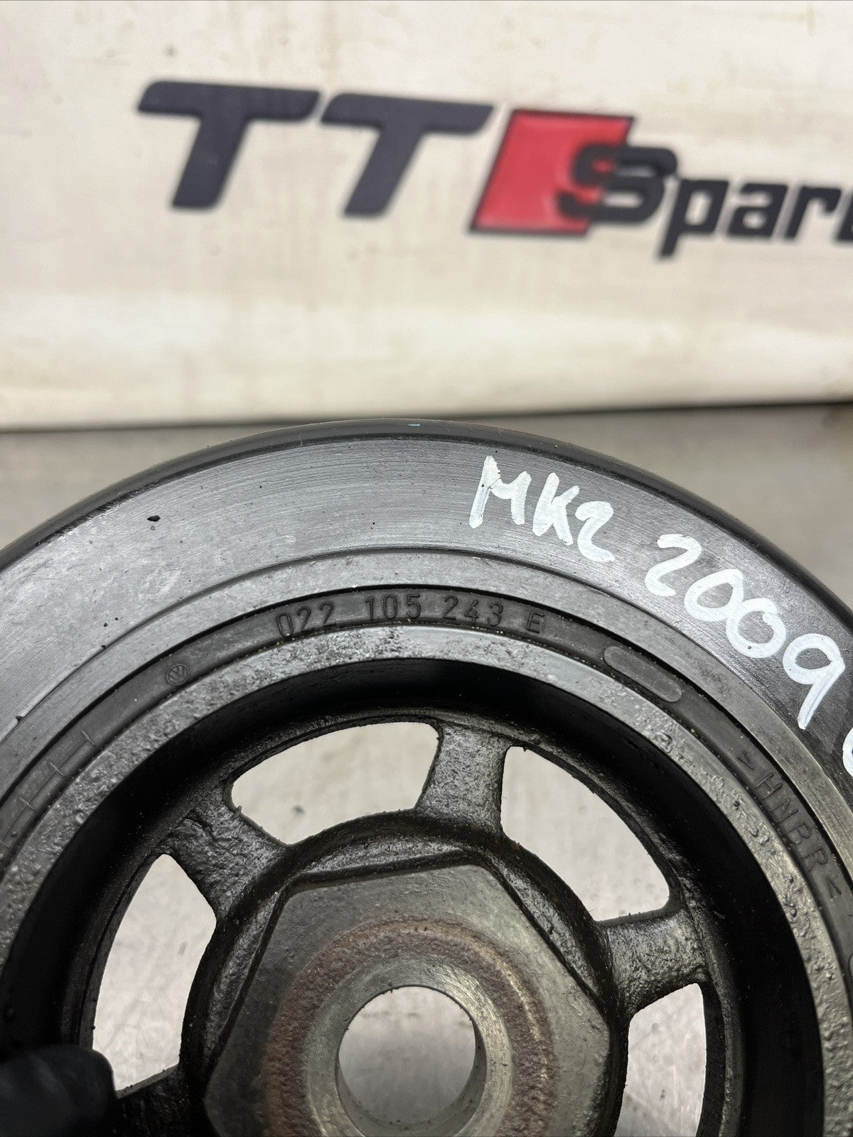 AUDI TT MK2 CRANKSHAFT PULLEY V6 3.2L 022105243E
