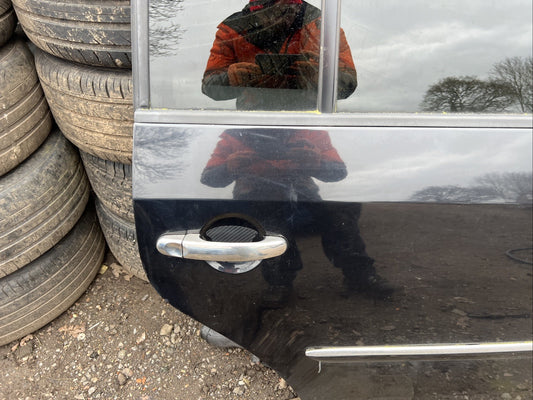 VOLKSWAGEN TOURAN 1T (2012) DRIVERS SIDE REAR DOOR IN BLACK