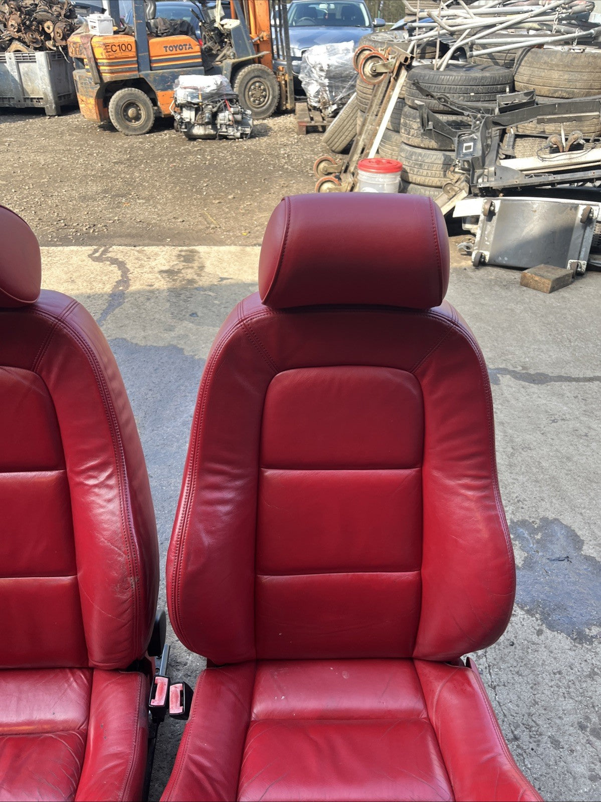 Audi TT Mk1 Rare Full RED Leather Seats/Interior*Fronts Only*98-06*T4*T5*
