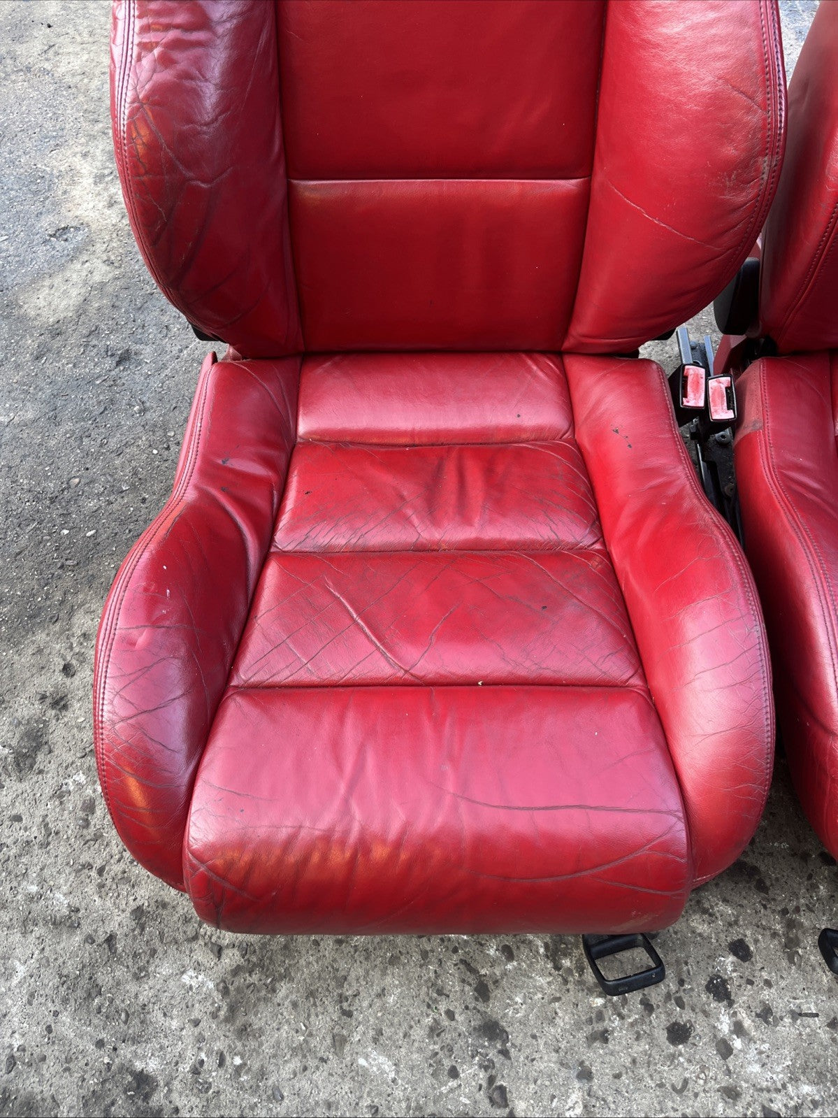 Audi TT Mk1 Rare Full RED Leather Seats/Interior*Fronts Only*98-06*T4*T5*