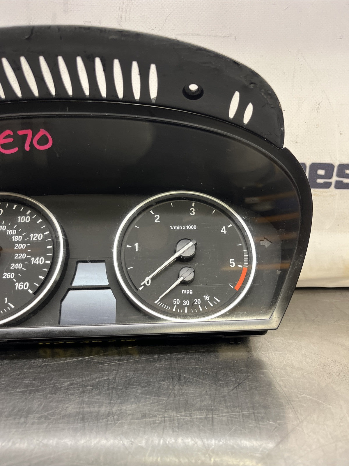 BMW X5 E70 M57N2 Instrument Cluster Speedo Clocks Control Unit Automatic 9170270