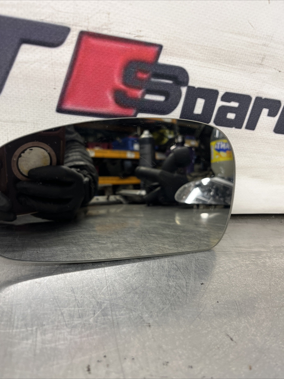 Audi TT 8N Mk1 N/S passenger Door Wing Mirror Glass Very Good Con