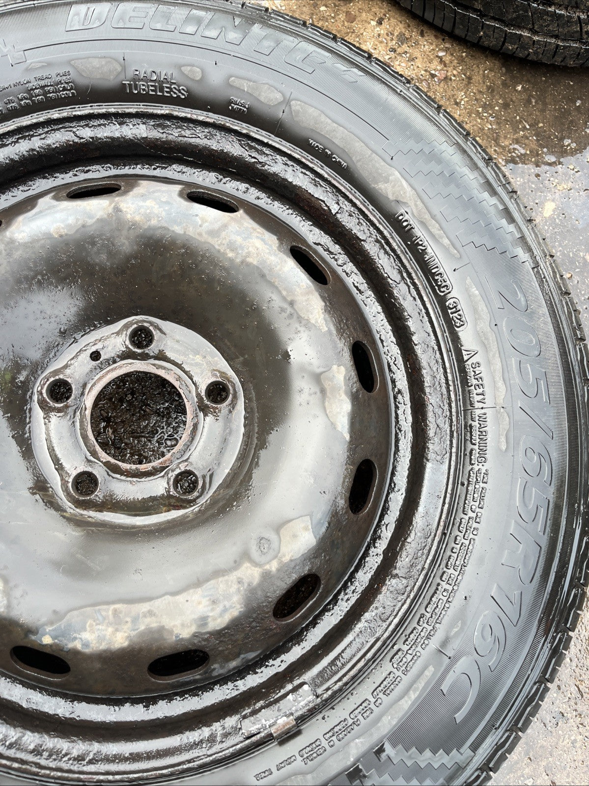 16" RENAULT TRAFIC MK3 (2014-25) VIVARO(2014-19) STEEL WHEEL 205 65 16C TYRE