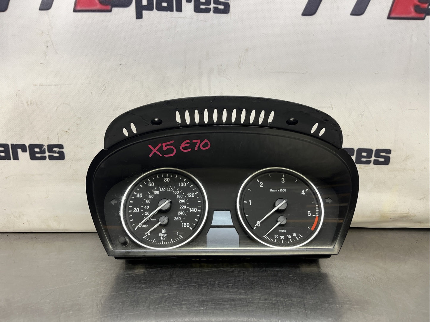 BMW X5 E70 M57N2 Instrument Cluster Speedo Clocks Control Unit Automatic 9170270