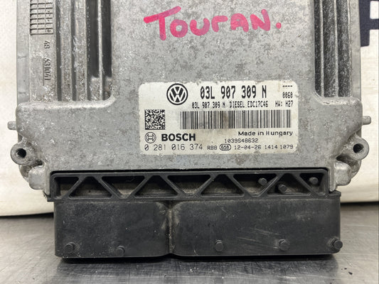 Control unit ECU for engine engine control unit VW Touran 1T3 10-15 TDI 2.0 103K