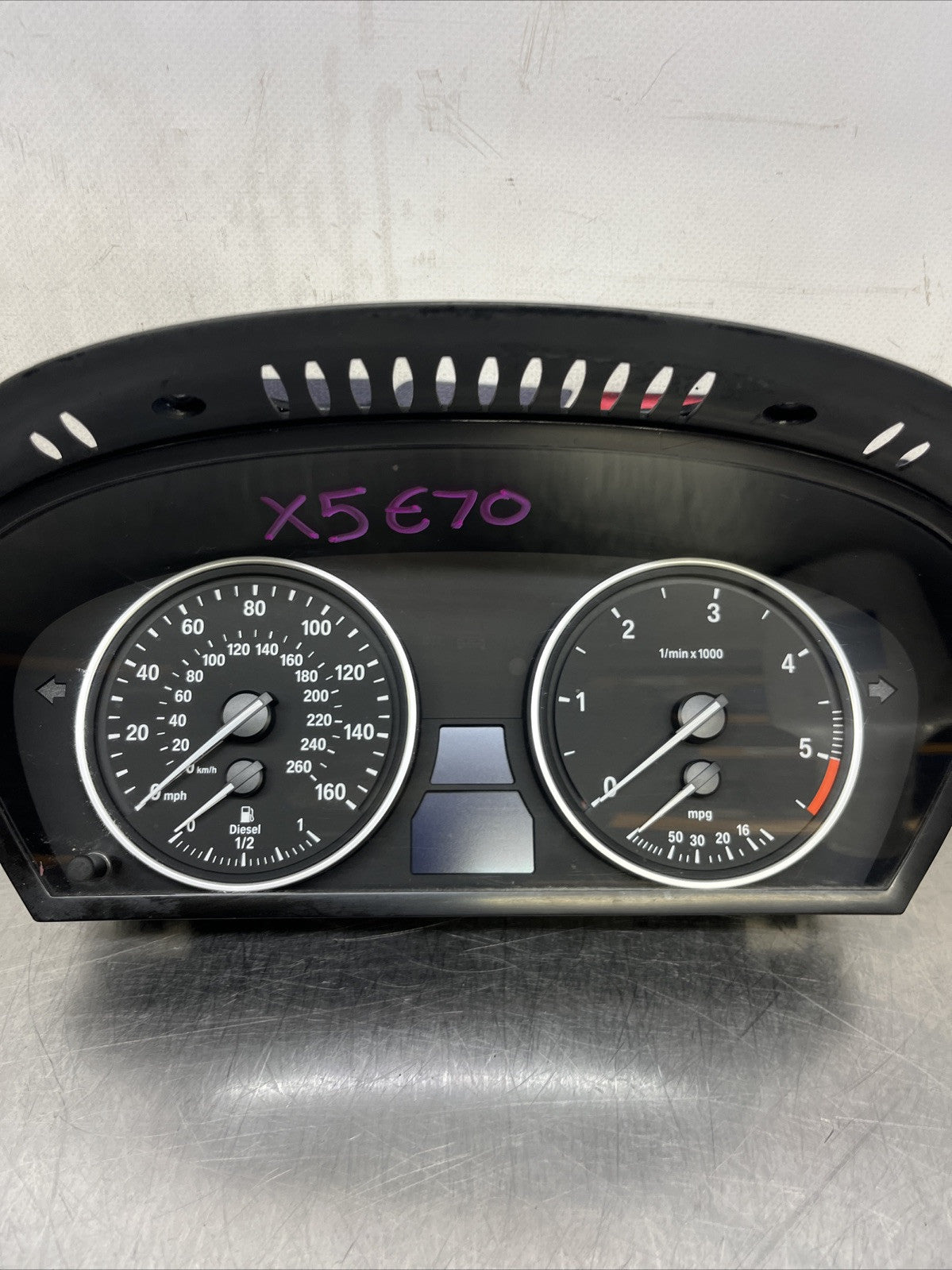 BMW X5 Series E70 Speedo Clocks Instruments Combination Automatic 9153844