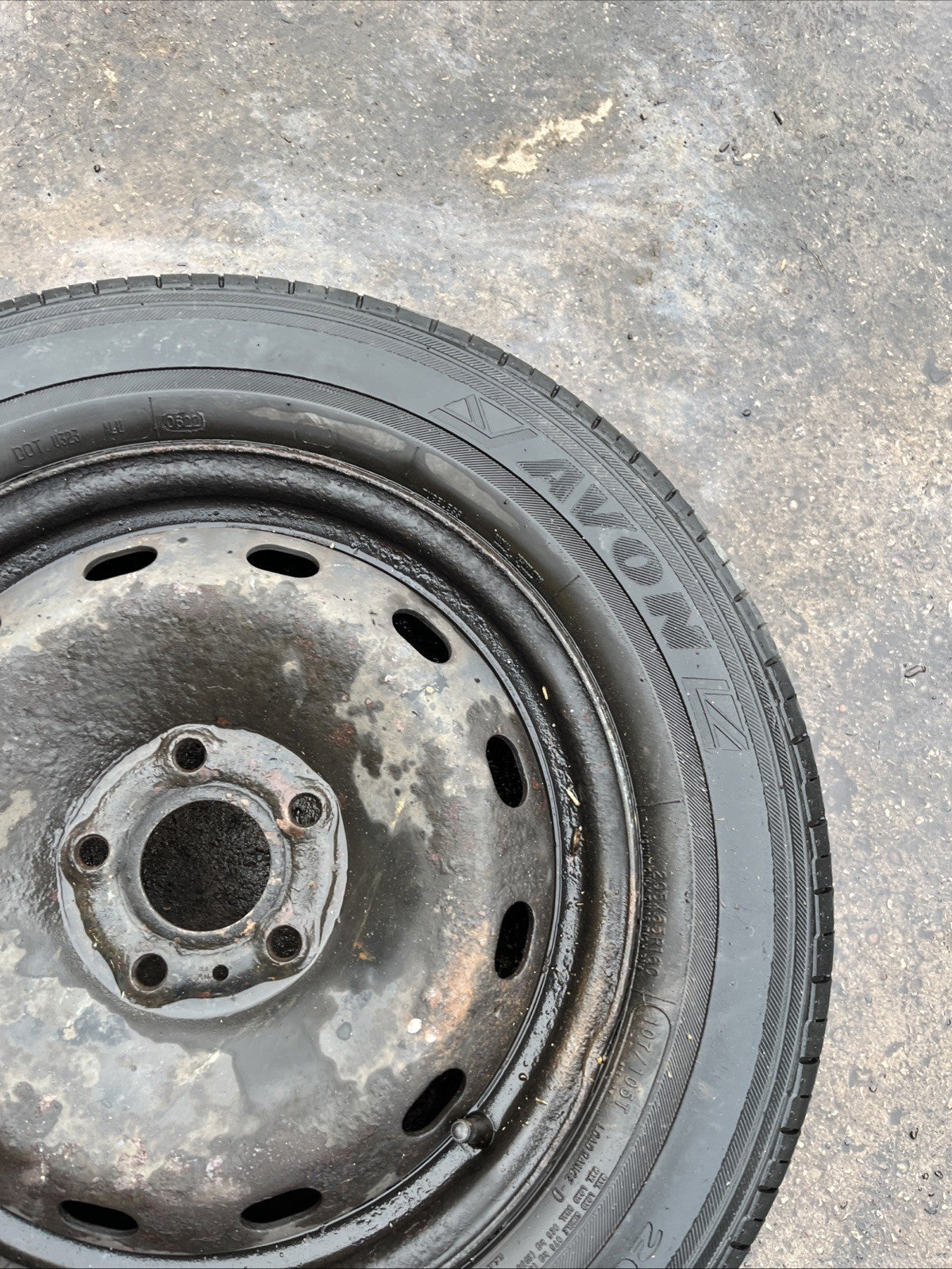 16" RENAULT TRAFIC MK3 (2014-25) VIVARO(2014-19) STEEL WHEEL 205 65 16C TYRE