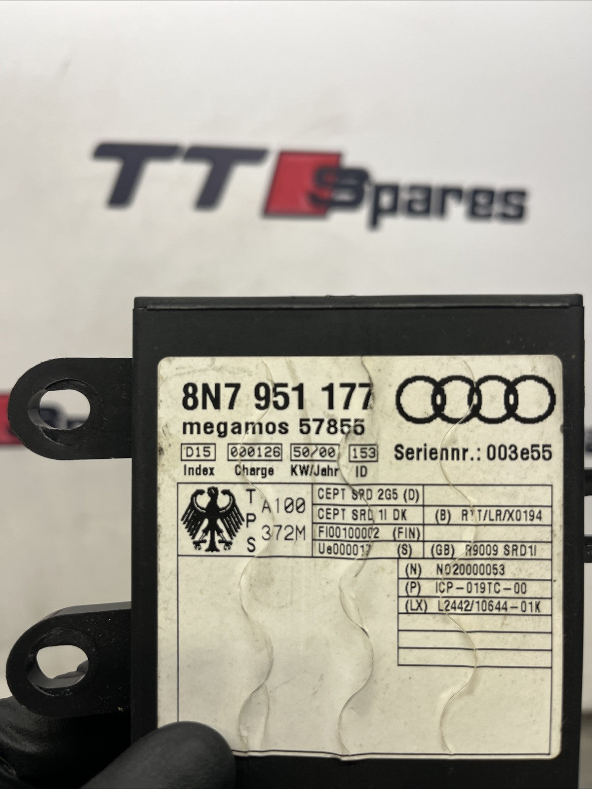AUDI TT MK1 8N ROADSTER ALARM INTERIOR MOVEMENT DETECTOR MODULE 8N7951177