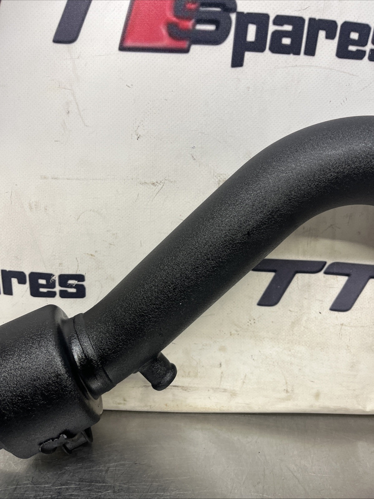 AUDI TT MK1 8N 1.8T 225 BAM ~ METAL CROSSOVER CHARGE PIPE CRACKLE BLACK