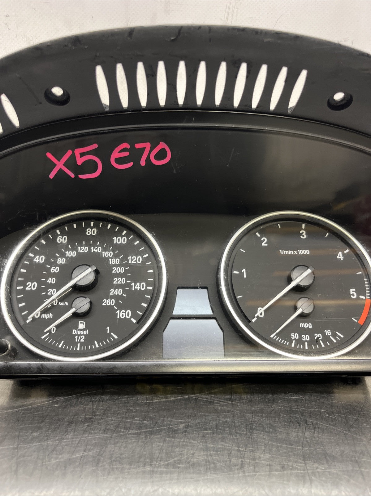 BMW X5 E70 M57N2 Instrument Cluster Speedo Clocks Control Unit Automatic 9170270