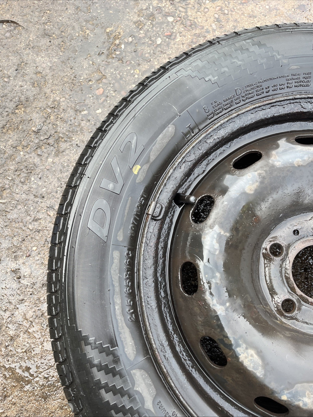 16" RENAULT TRAFIC MK3 (2014-25) VIVARO(2014-19) STEEL WHEEL 205 65 16C TYRE