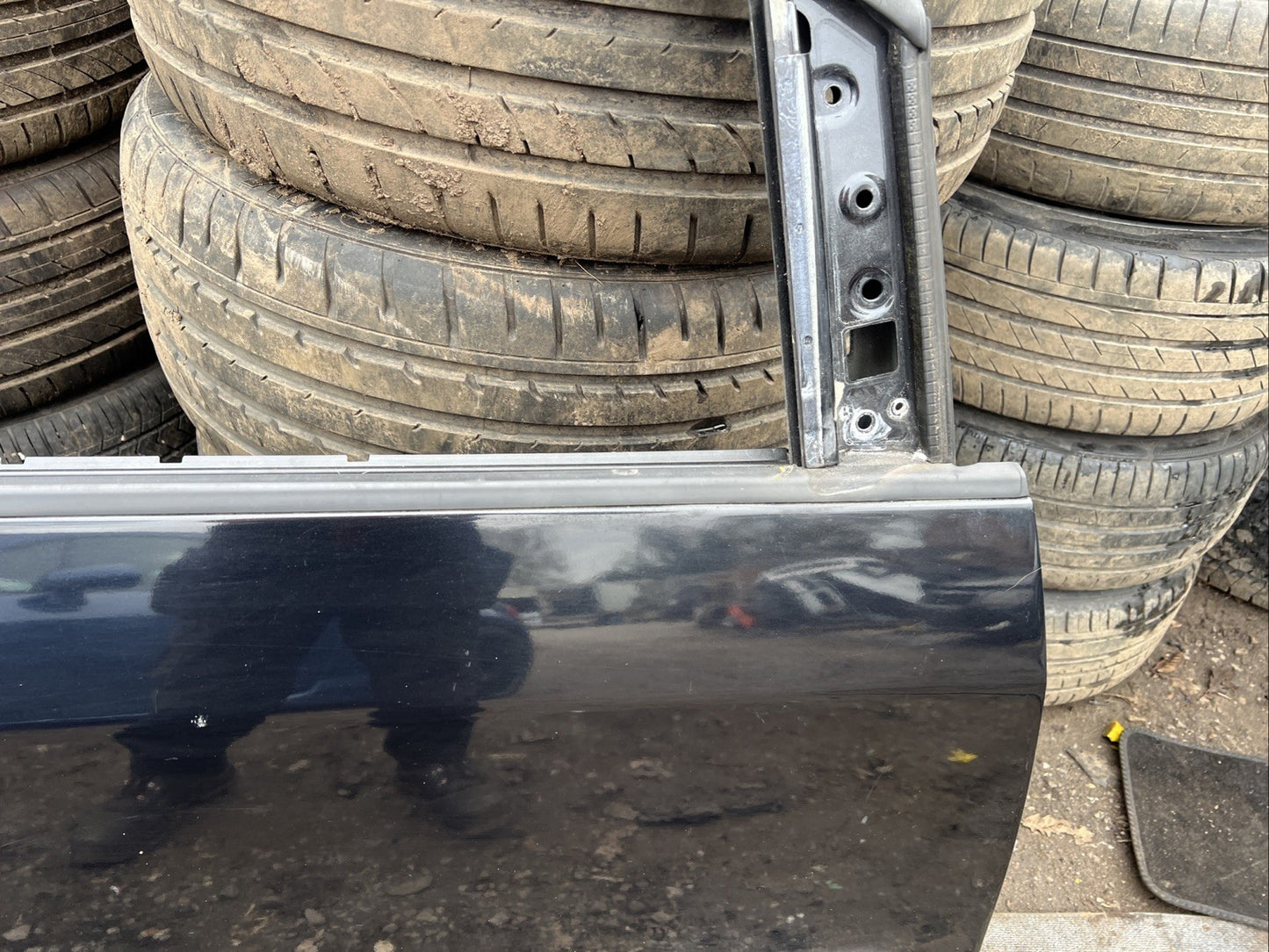VW Touran V3 Drivers Side Front Door BLACK 2011 To 2015
