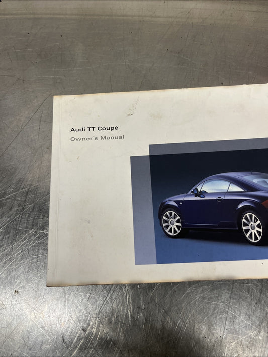 Genuine Audi TT Mk1 Owners Manual*Handbook*150*180*190*225bhp*Inc 3.2 V6*98-06*