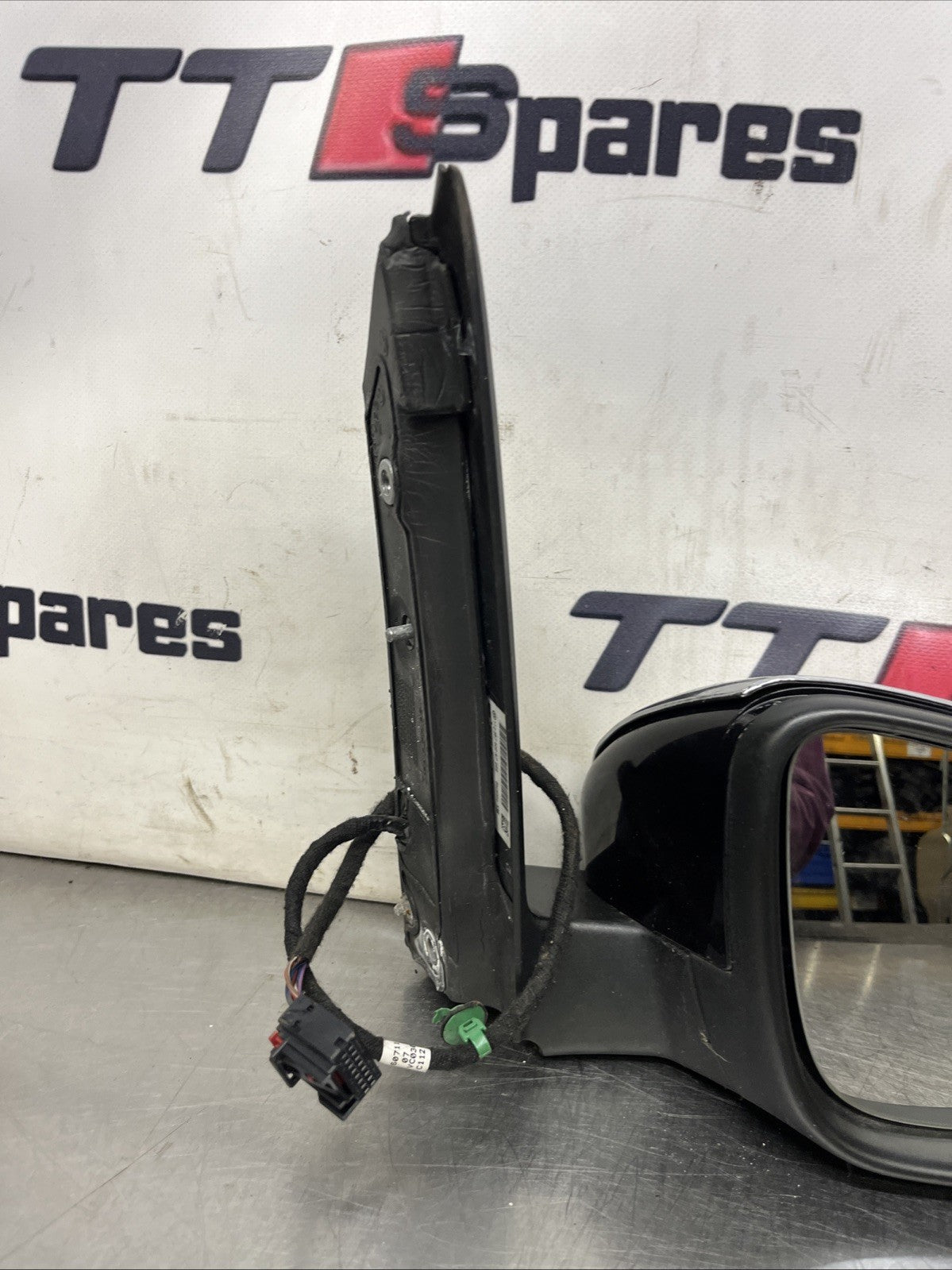 10-15 VW TOURAN 1T3 DRIVER SIDE HEATED POWER FOLD WING MIRROR CHROME