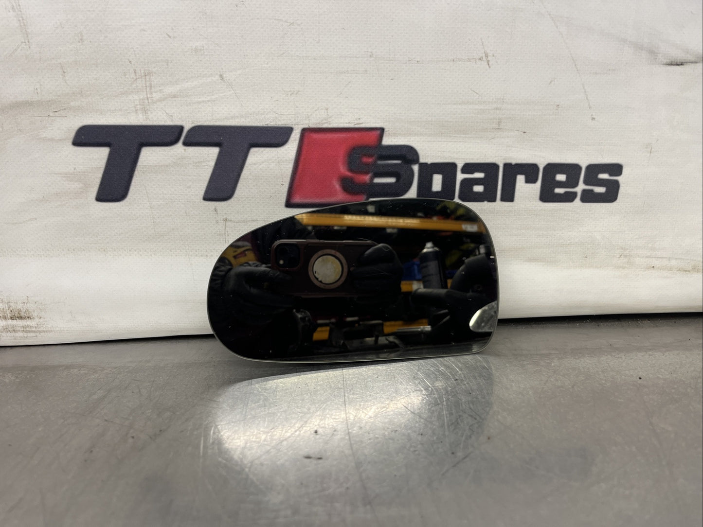 Audi TT 8N Mk1 N/S passenger Door Wing Mirror Glass Very Good Con