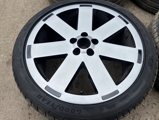 Audi TT MK1 2003 3.2 V6 5x100 18" Alloy Wheels & Tyres Set Grey TT61