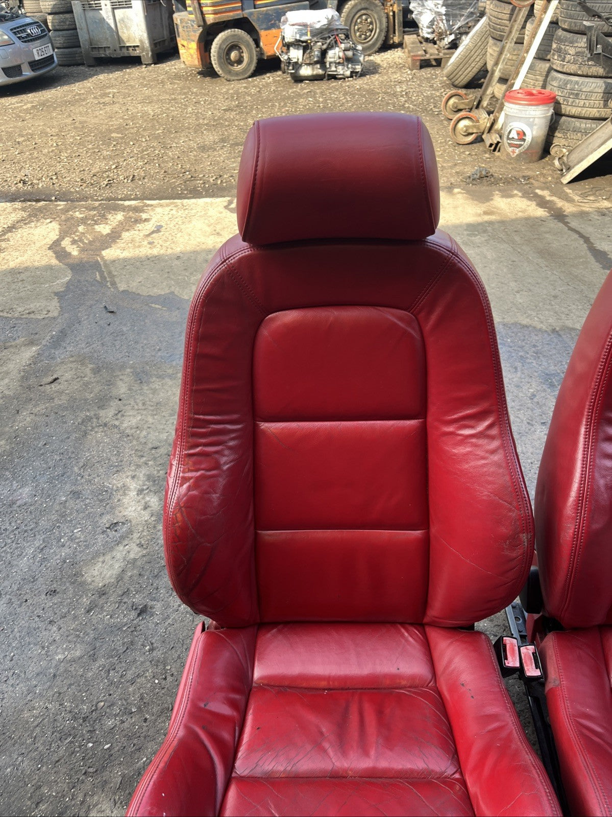 Audi TT Mk1 Rare Full RED Leather Seats/Interior*Fronts Only*98-06*T4*T5*
