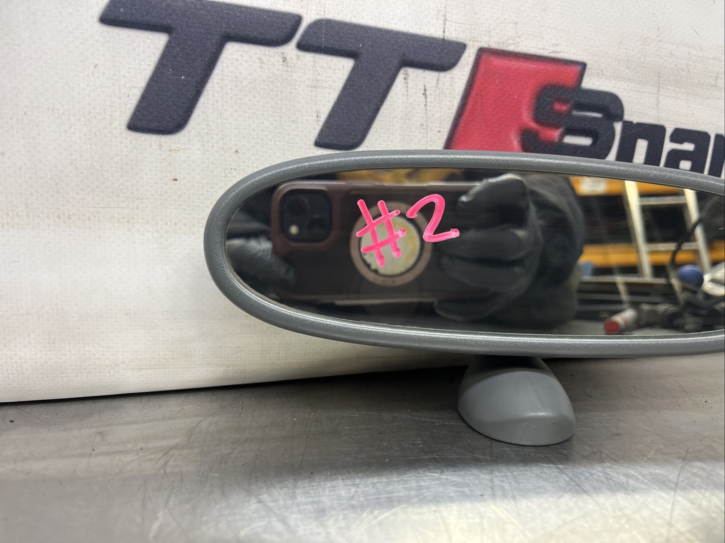 Audi TT Mk1 8N - Rear View Mirror 010486 - Used GREY