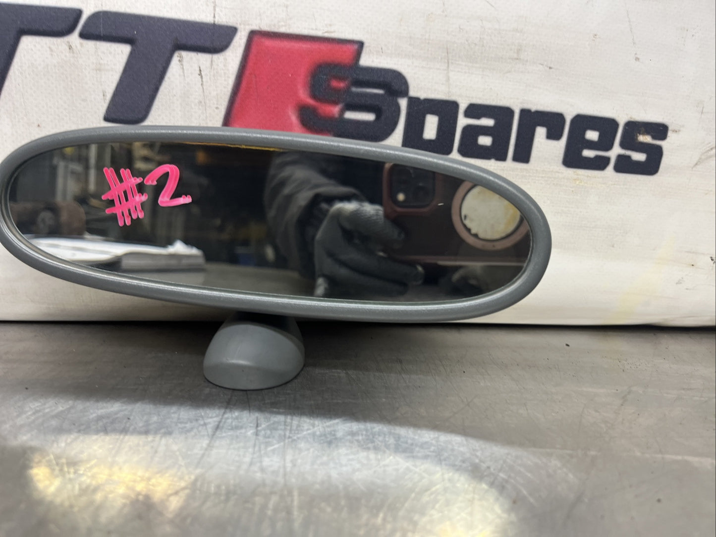 Audi TT Mk1 8N - Rear View Mirror 010486 - Used GREY