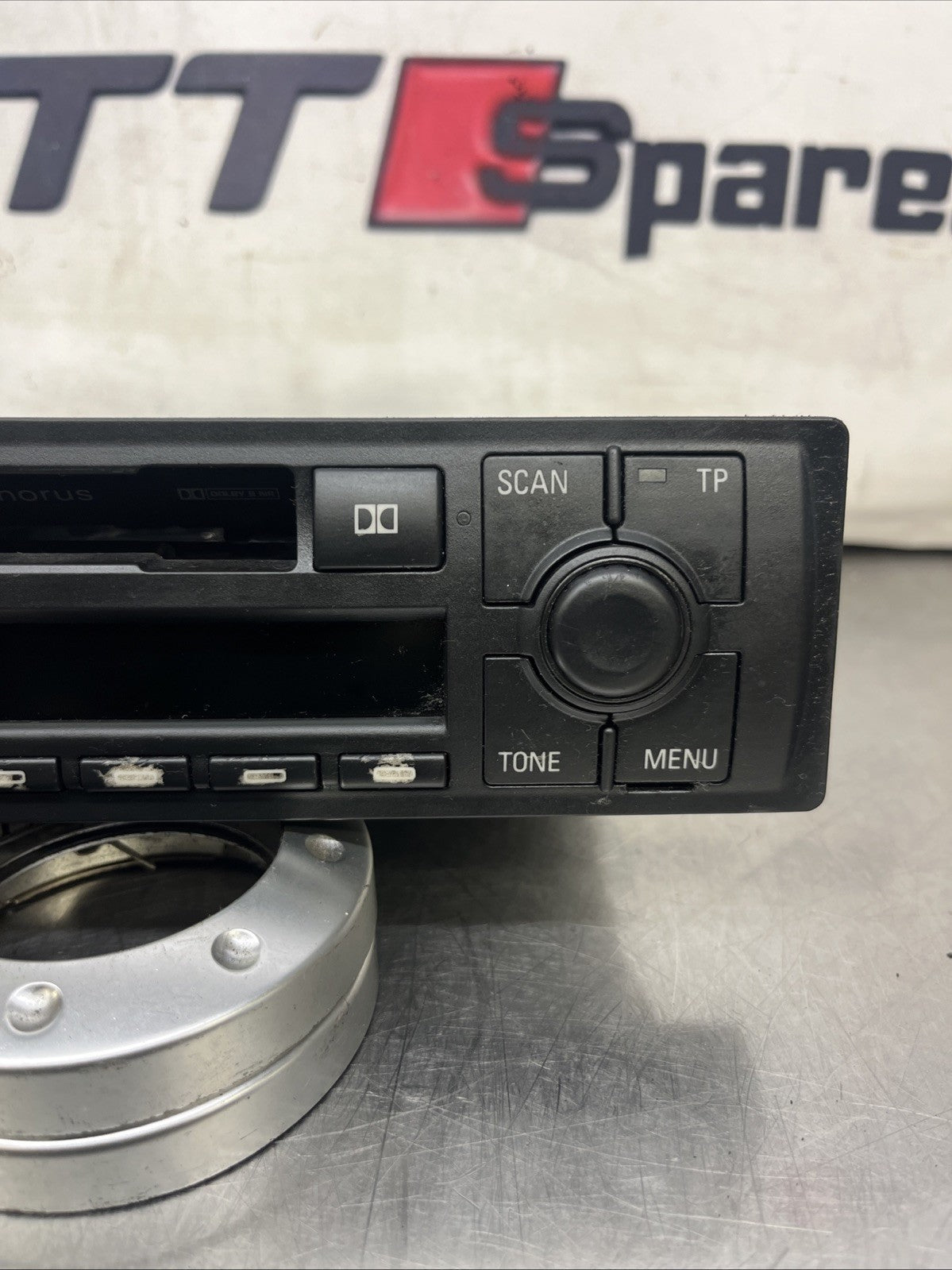 2003 AUDI TT RADIO STEREO CASSETTE PLAYER HEAD UNIT 4B0035152E #3