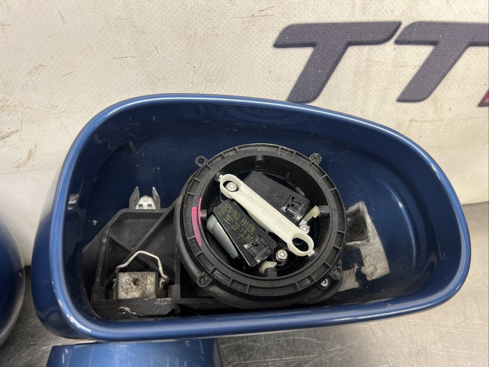 Audi TT Mk1 Wing Mirrors Pair In Good Condition DENIUM Blue OEM Genuine