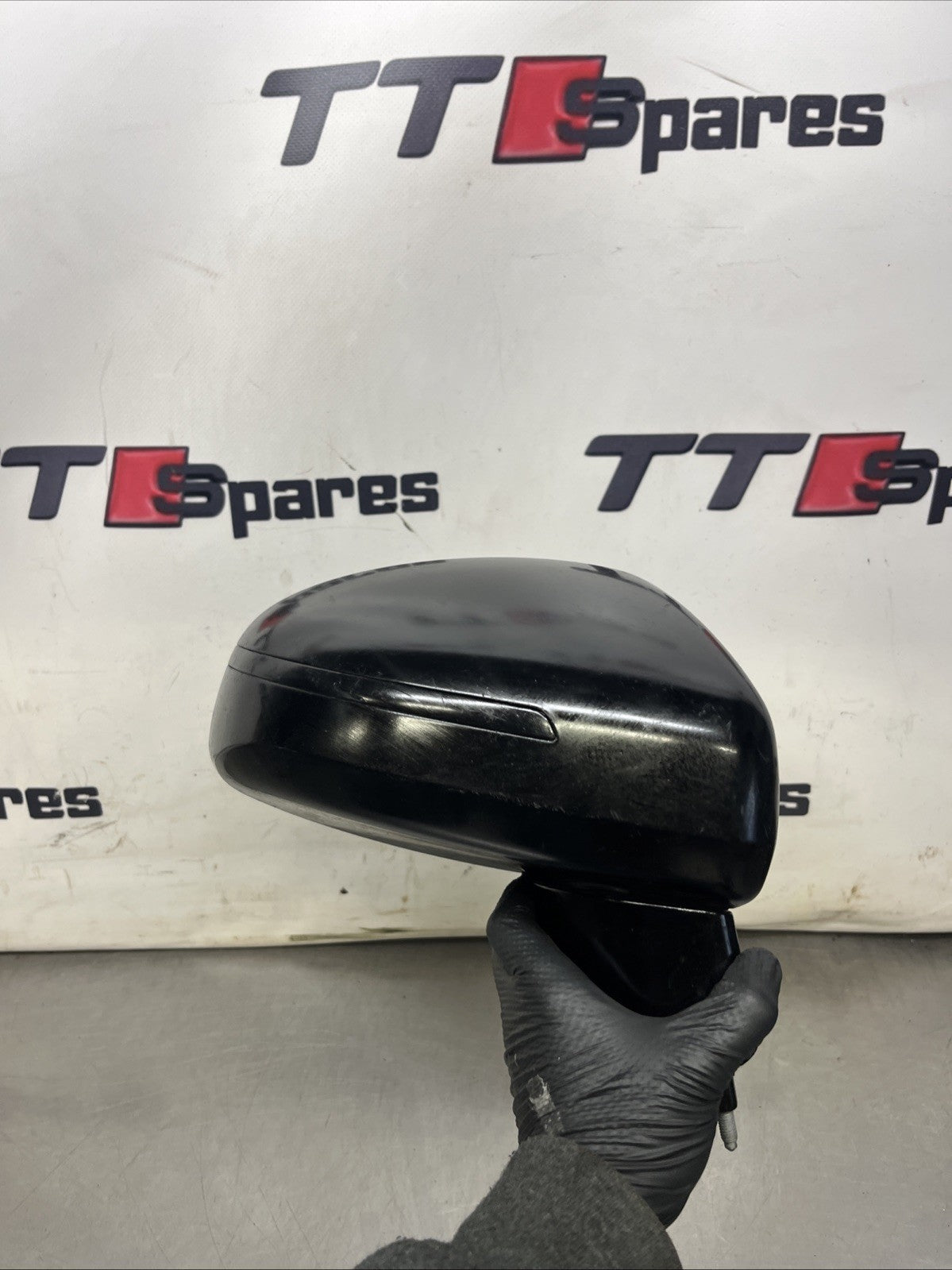 Audi TT Mk2 8J 2006-2014 Driver/Right/OS Wing Mirror Black